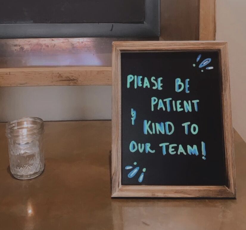 Sign at Graze